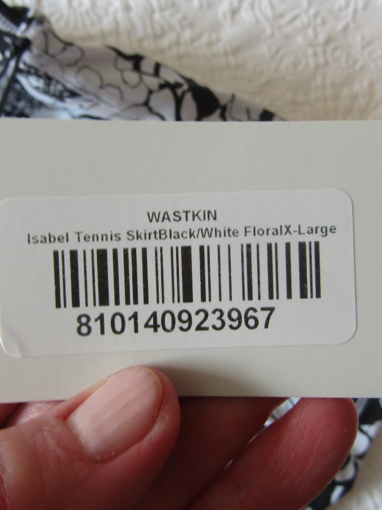Watskin Isabel Tennis Skirt In Black & White Print--Bnwt's--Xl — image 4 of 7